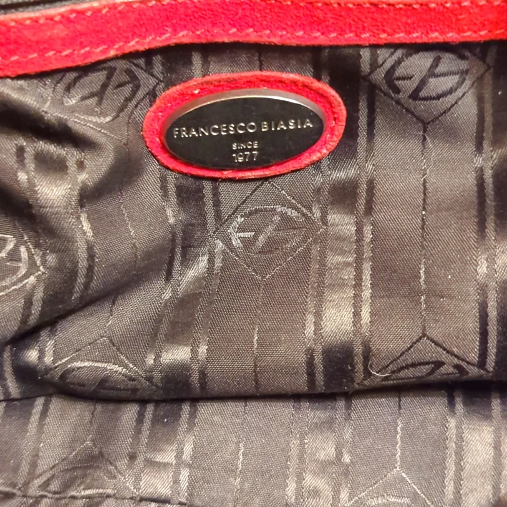 Francesco Biasia Red Patent Leather Satchel - Picture 7 of 9